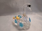 Glass Swan Muticolor Crystal Figurine — photo 4