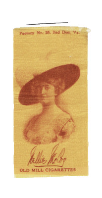 1909-10 S72-1 Actress Silks, Nellie McCoy, Light Orange/Old Mill, Factory 25