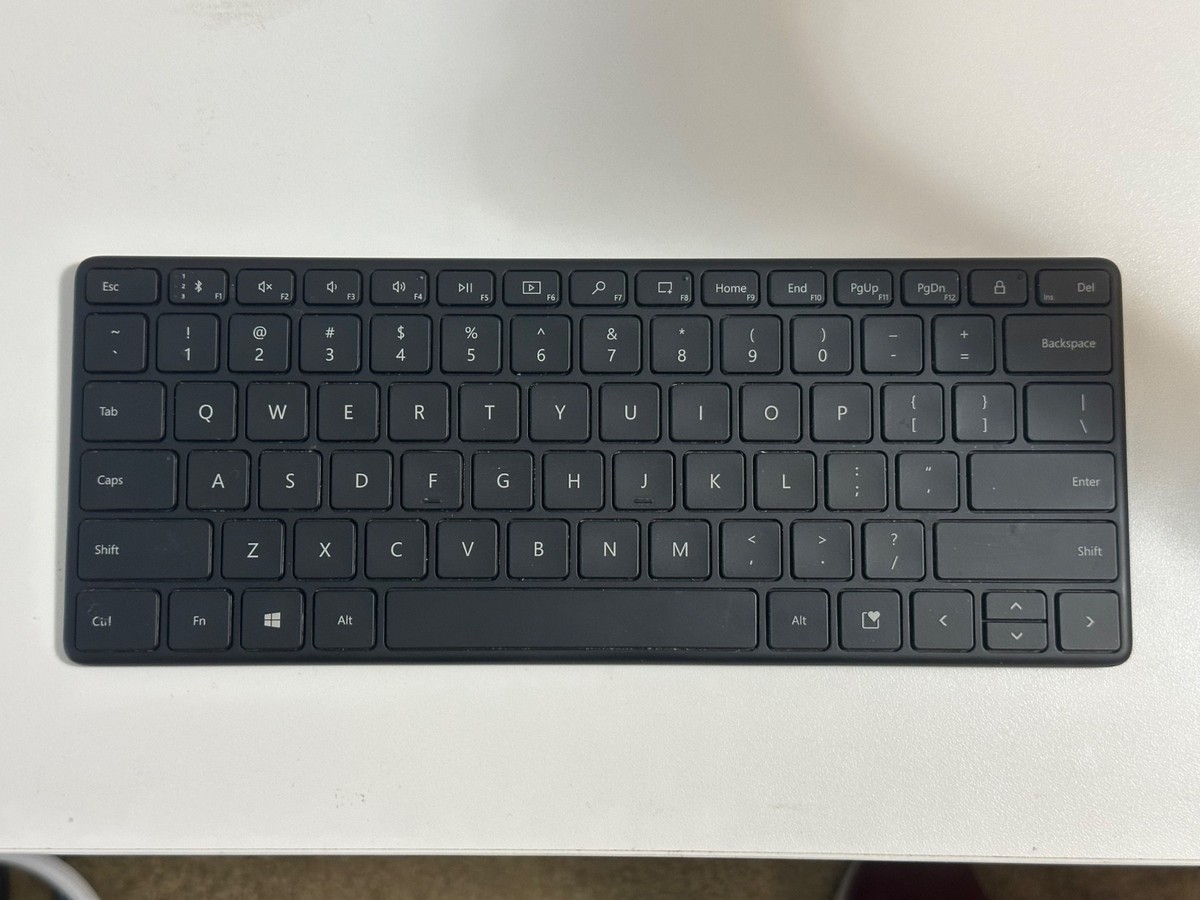 Microsoft Designer Compact Keyboard - Matte - Black | eBay