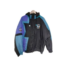 RARE Vintage Apex One Charlotte Hornets Star Design Jacket Men's Size XL 