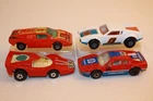 Four (4) Vintage 1970's Matchbox Cars PANTERA / LAMBORGHINI / FERRARI / FANDANGO