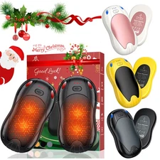 Double Side Heating Electric Magnetic Hand Warmers, For Christmas gift, 2 Pack,g