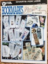 Bookmarks Galore, 66 cross stitch designs, Leisure Arts, 1997