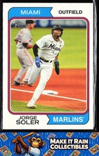 Jorge Soler 2023 Topps Heritage #141 Miami Marlins Baseball