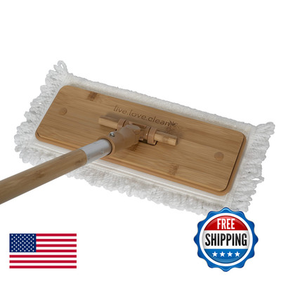 Harper Live.Love.Clean. Bamboo 2-In-1 Smooth Surface Wet/Dry Dust Mop 2