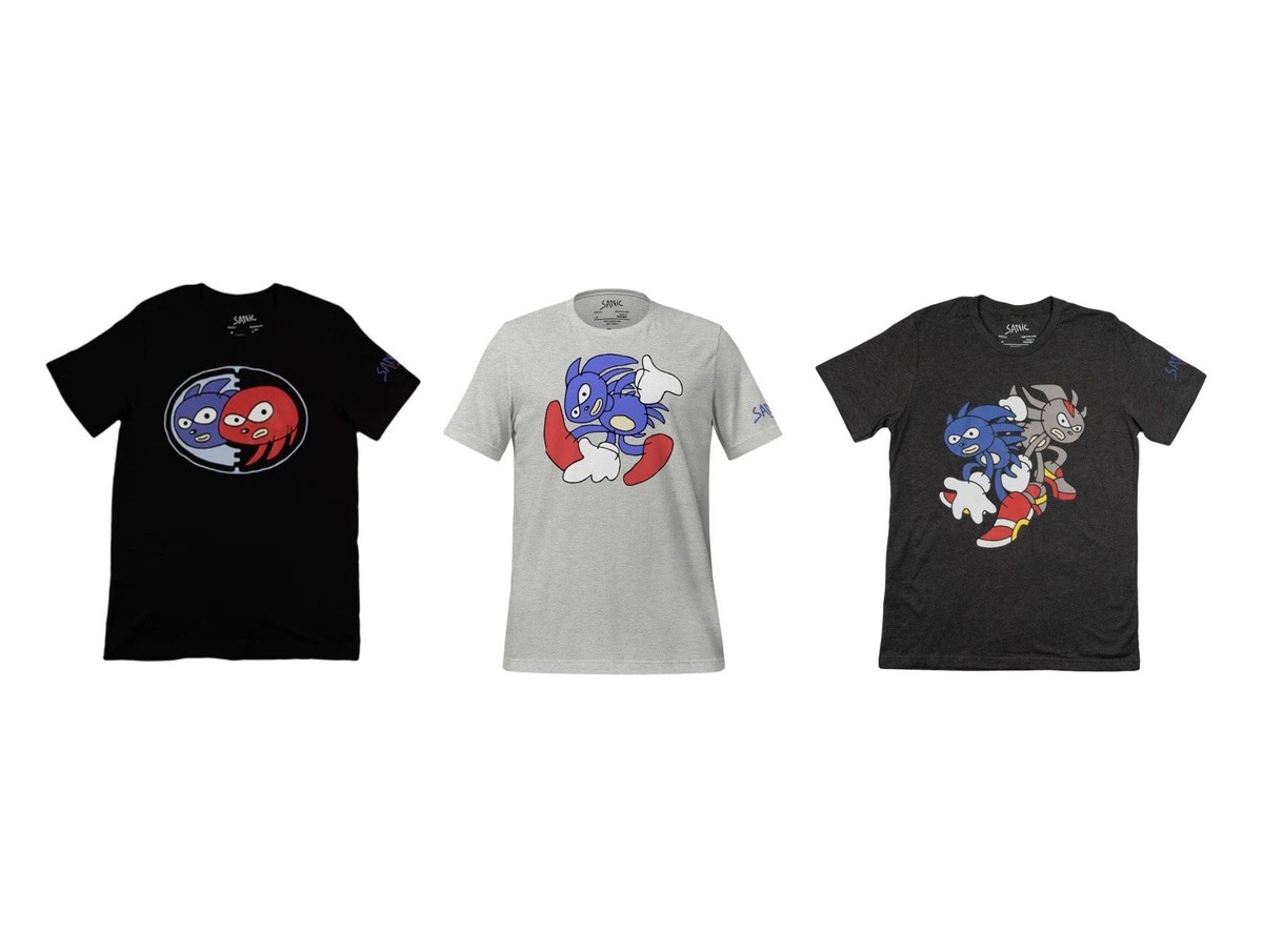Official Sega Shop SANIC Sonic the Hedgehog April Fools Day Tshirt