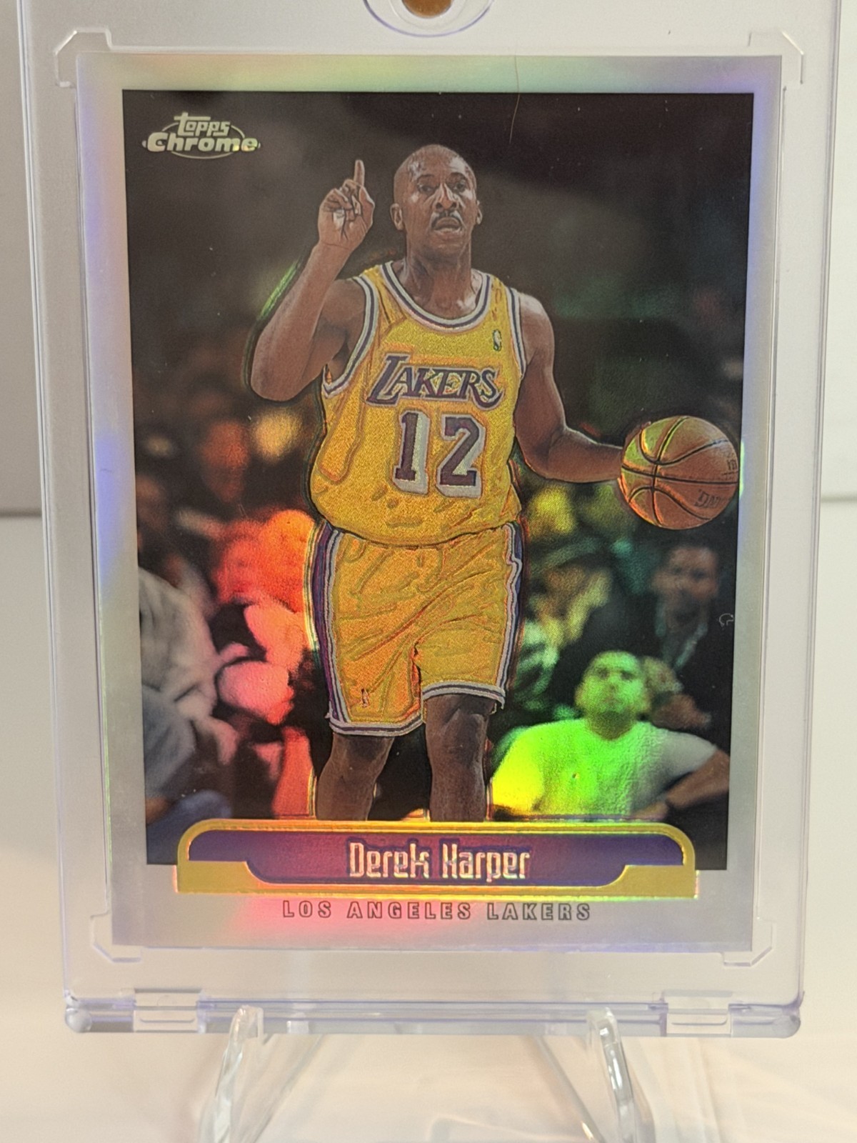 1999-00 Topps Chrome - Derek Harper #51 Lakers REFRACTOR RARE!!!