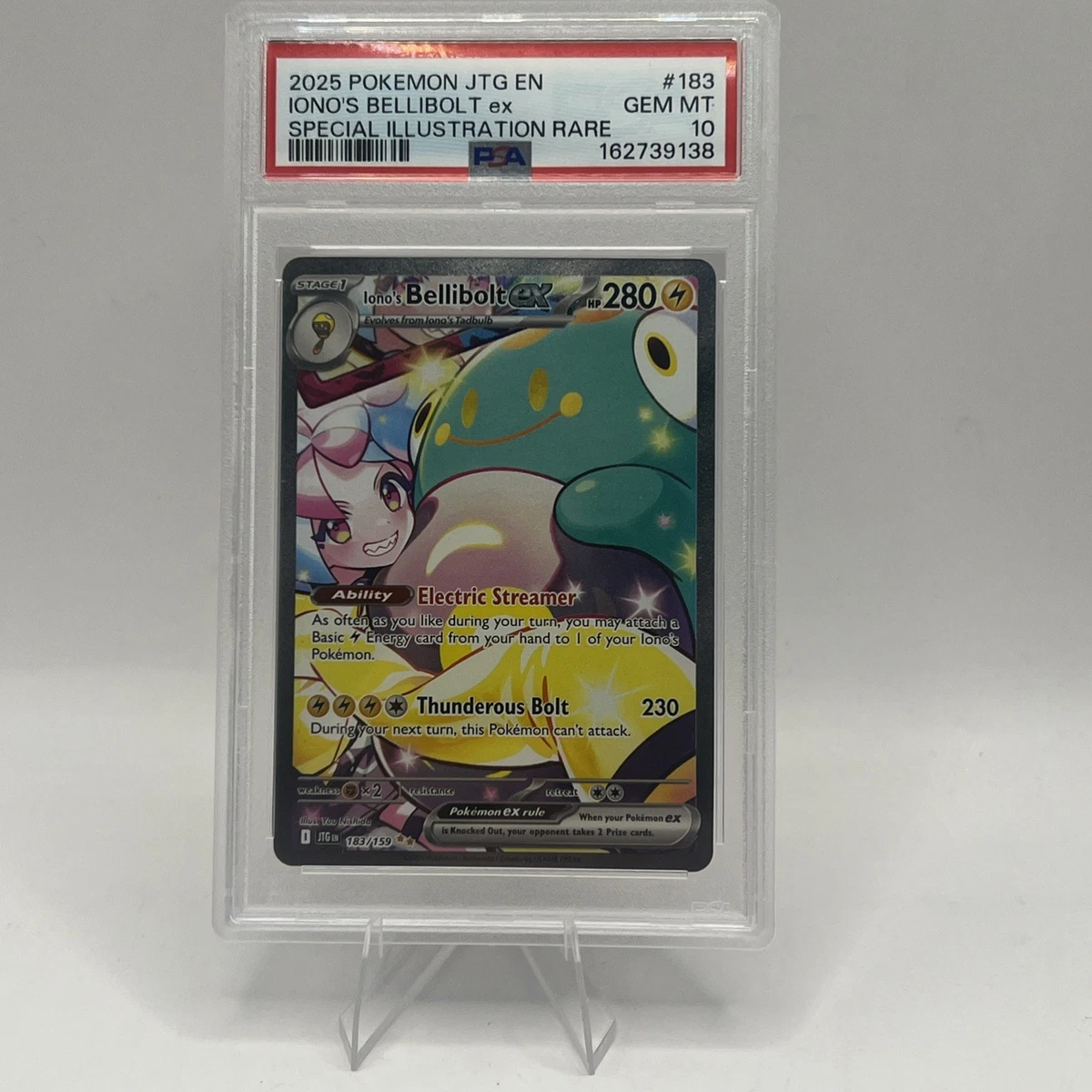 Preços baixos em Cartões TCG Iono's Bellibolt Ex Pokémon | eBay