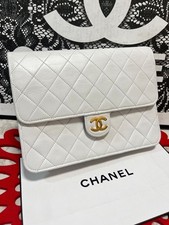 AS-IS CHANEL Coco Mark Matelasse Lambskin Push Lock Chain Shoulder Bag JAPAN 102