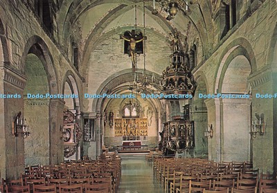 D298858 Bergen. Interieur Maria Kirken. Mittet