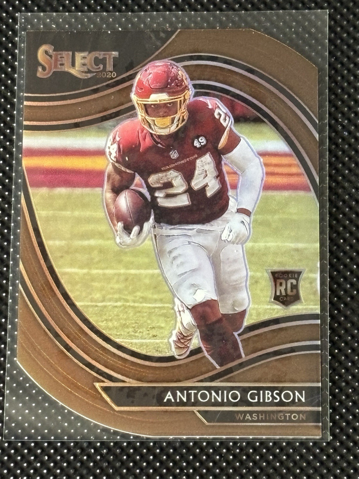 2020 Panini Select - Field Level Antonio Gibson #372 Copper  Die-Cut /355 (RC)