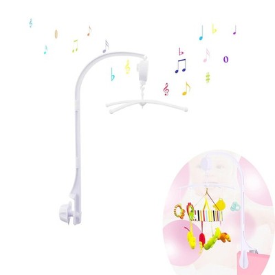 26inch White Baby Crib Mobile Music Box Bed Bell Toy Holder Arm Bracket Nut S...