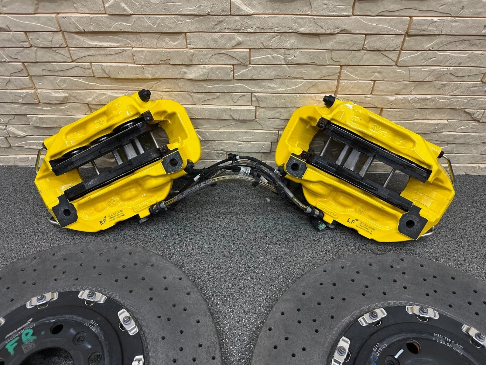 MCLAREN 720S BRAKE DISC CERAMIC BRAKE CALIPERS SET 14CA139CP 14CA140CP 14C0033CP