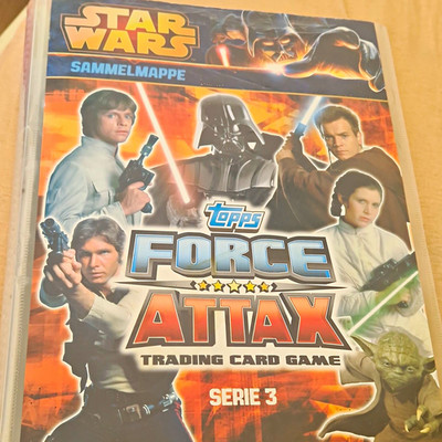 Topps Star Wars Force Attax Sammelmappe Serie 3 mit Karten
