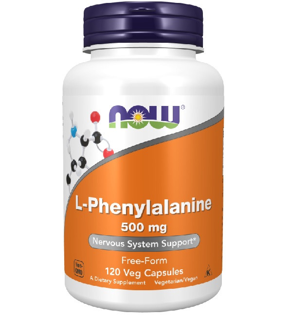 Now Foods L-Phenylalanine 500mg 120 VCaps