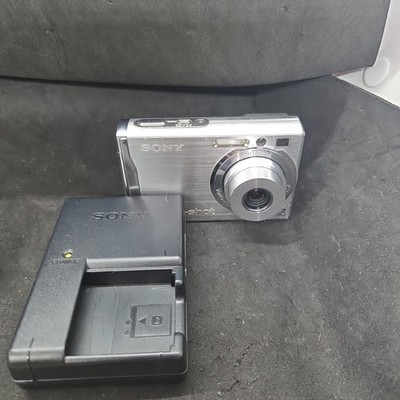Sony Cyber-shot DSC-W80 7.2MP Digital Camera Silver Tested- With Charger #3