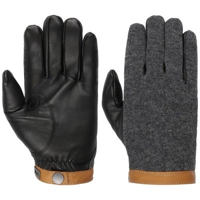 HESTRA Deerskin Wool Tricot Handschuhe Fingerhandschuhe Lederhandschuhe