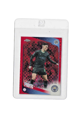 Phil Foden Red X Factor Checkered /5