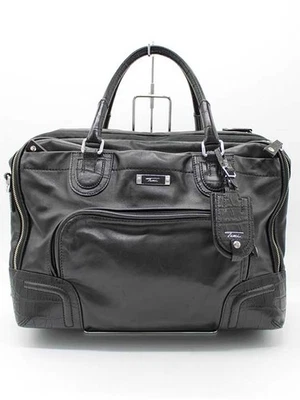 Sac à main d'affaires TUMI 2-Way Briefcase en cuir noir pour hommes 23226DL - Photo 1/4