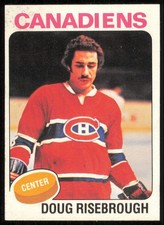 1975-76 Topps Doug Risebrough RC Montreal Canadiens #107 NM