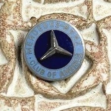 Vintage Mercedes Benz Club Of America Lapel Pin Car Jewelry
