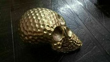Vintage Style Brass Skull Head Handle Victorian Wooden Walking Stick Cane Gift
