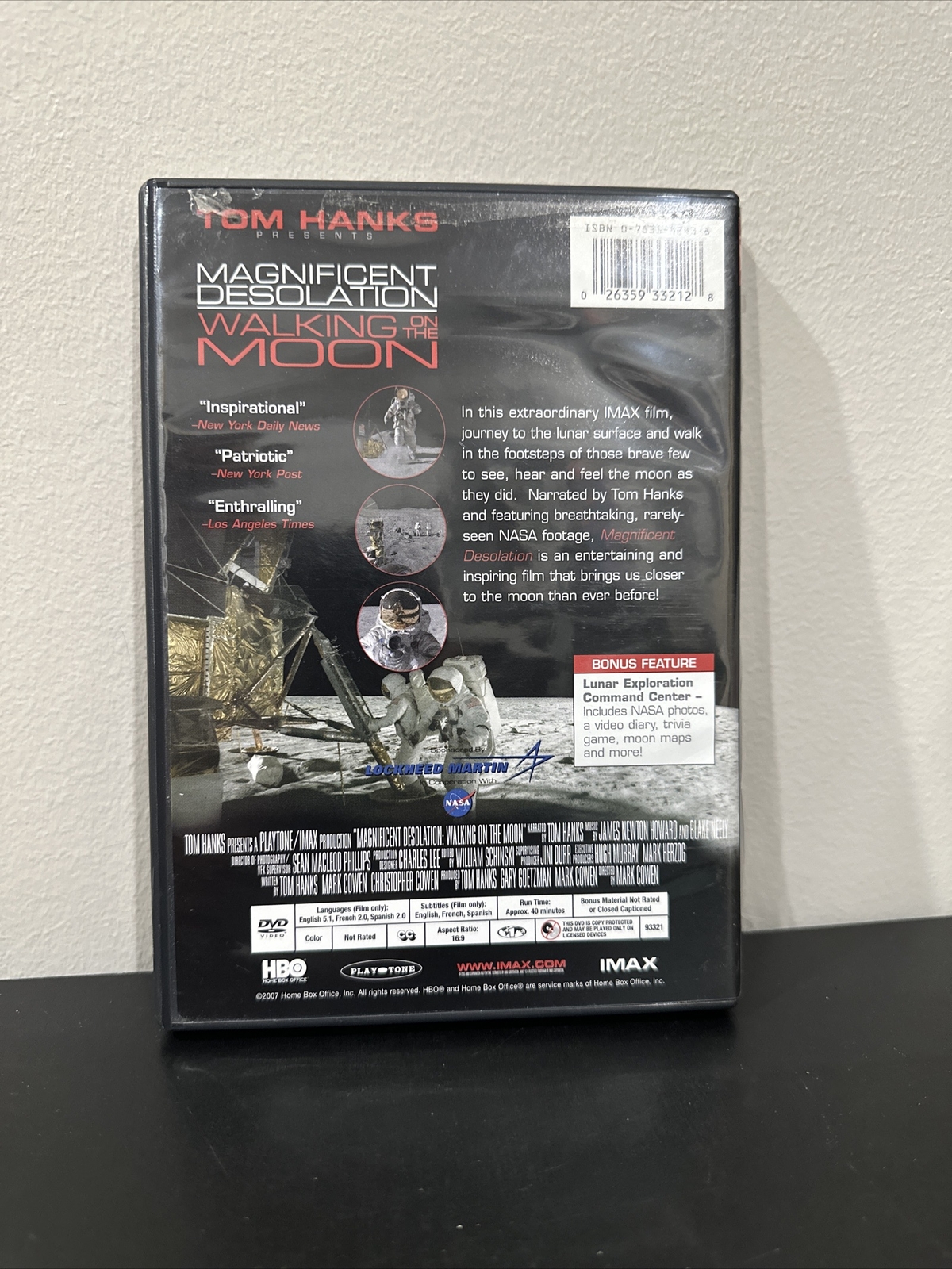 Magnificent Desolation Walking on the Moon 3D (DVD, 2007) 26359332128