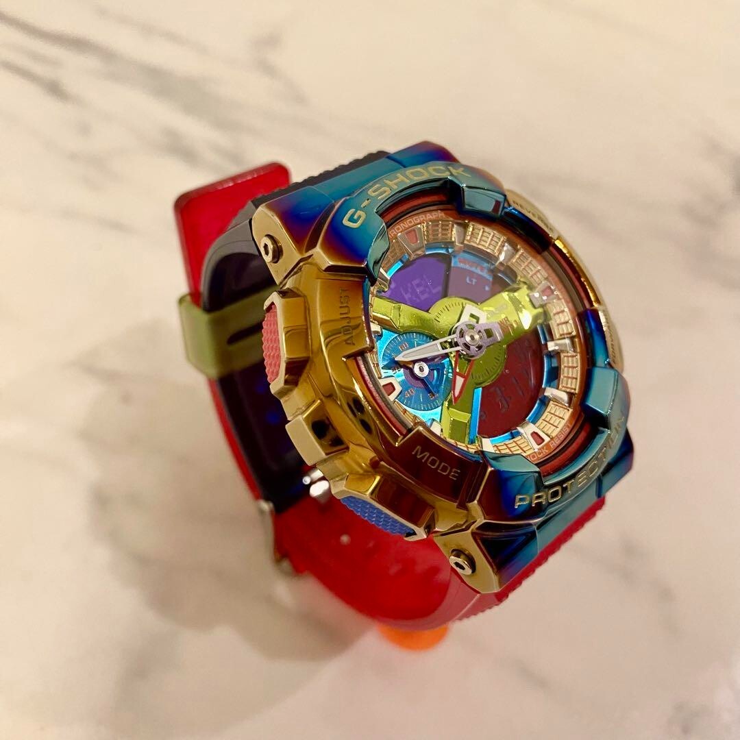 ★新品★ CASIO G-SHOCK　GM-110RB-2AJF CASIO G-SHOCK Metal Covered GM-110RB-2AJF Rainbow Watch From