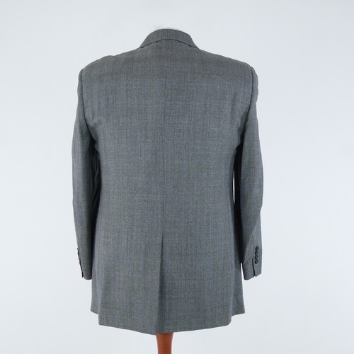 Mens Glen Check Blazer 46R UK Size BILL BLASS Wool USA Made Sport Coat Jacket - Picture 6 of 14