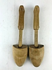 Vintage Rochester Shoe Tree Co. Wood Trees Stretchers Keepers Shapers Small