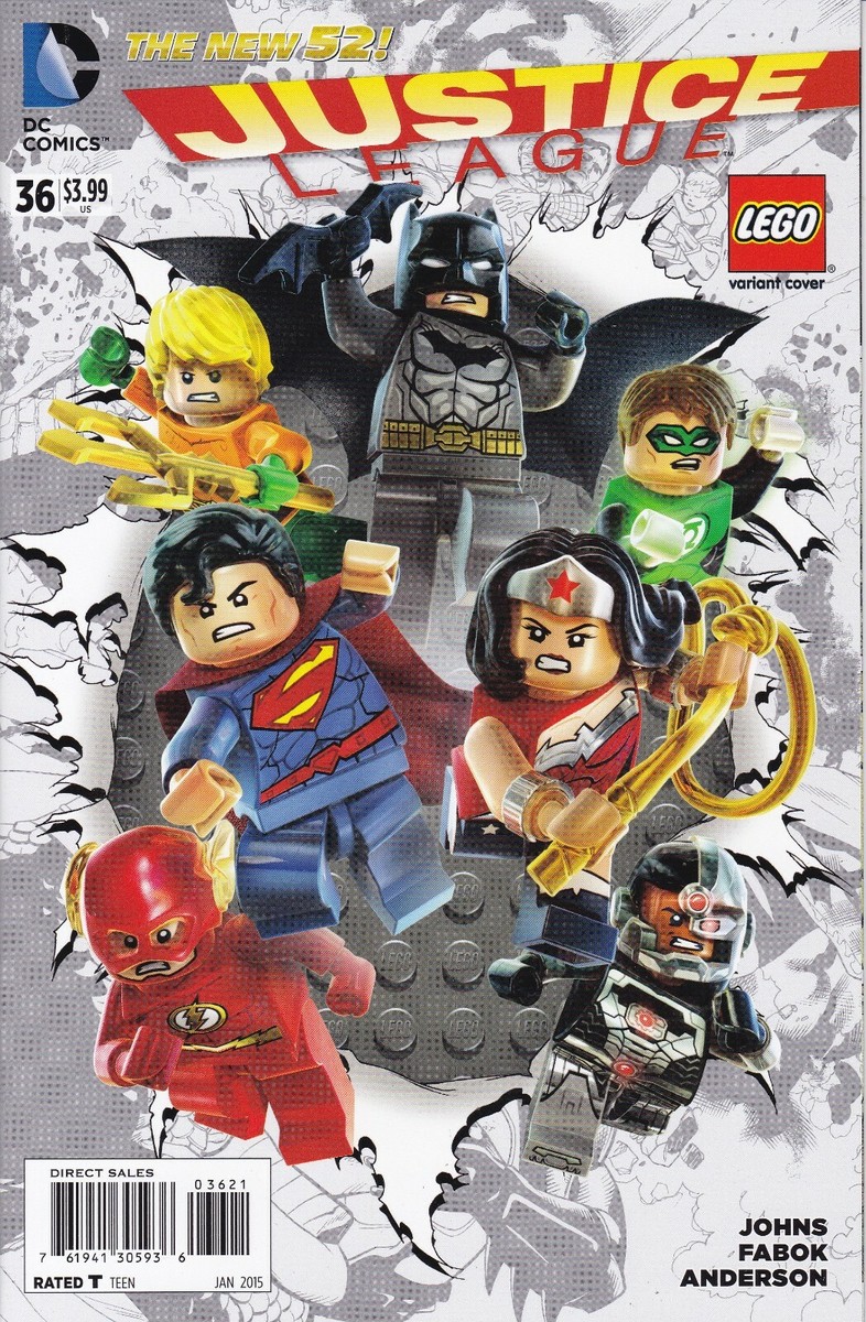 JUSTICE LEAGUE #36 - New 52 - Lego VARIANT Cover | eBay