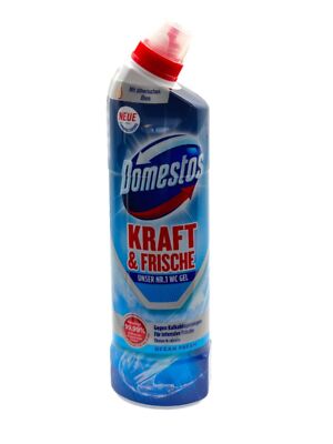 Domestos Wc-Gel Kraft & Frische mit Ätherischen Ölen gegen Kalkablagerung 750ml