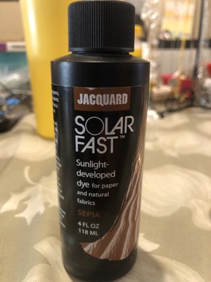 Jacquard Solar Fast Sun Light Developed Dye Color Sepia 4 FL OZ New