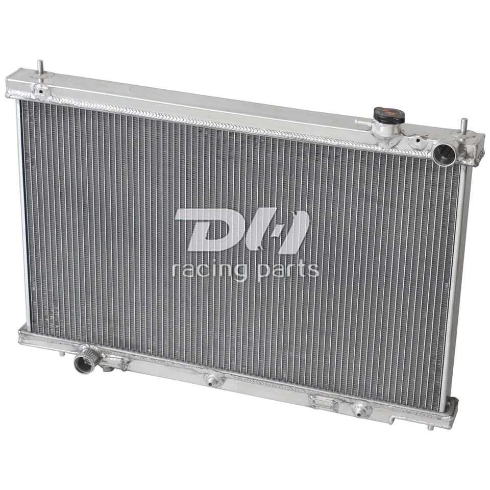 Radiador completo de aluminio de 3 filas para Infiniti G35 2003-2007 sedán cupé 3,5 L V6 #2588 Foto 3 de 4