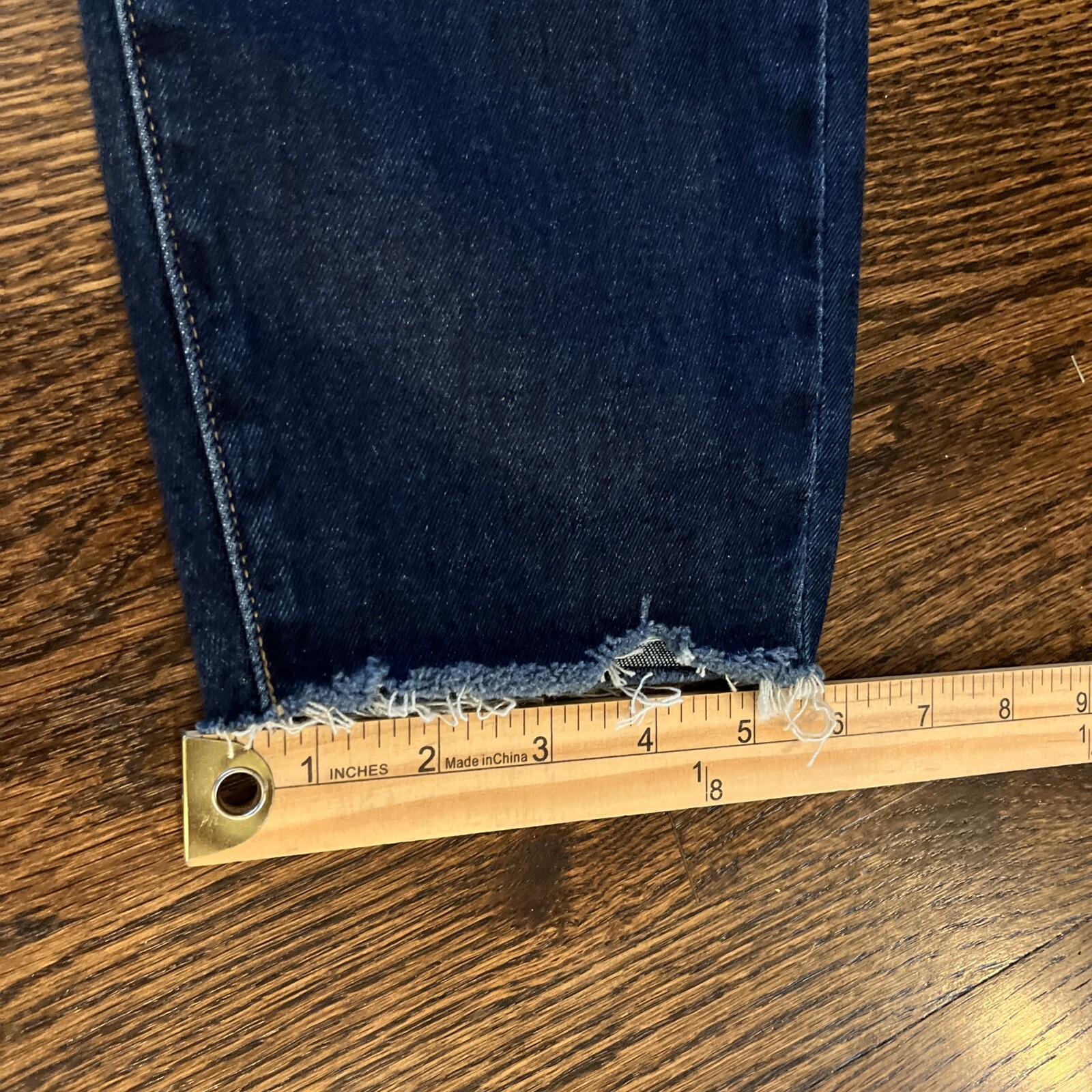 Paige Women's 33 X 28 Verdugo Ankle Stretch Denim Jeans Raw Hem - View 8