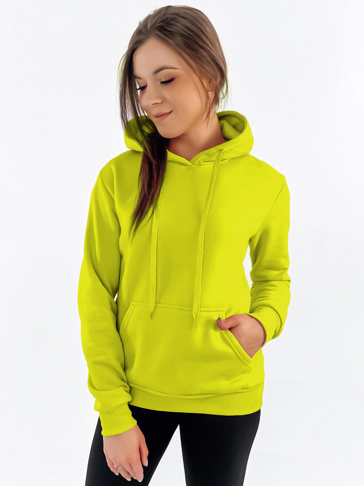 SACAI Felpa con cappuccio DSTREET manica lunga felpa con cappuccio pullover tinta unita donna S 2XL