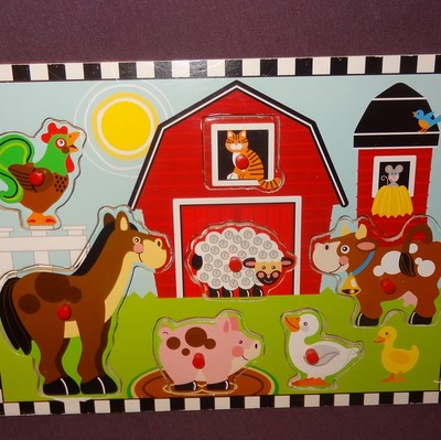 sound puzzle farm animals