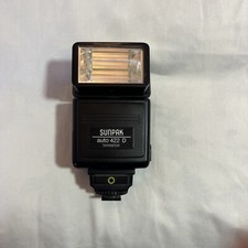 Sunpak Auto 422 D Thyristor Electronic Camera Flash Unit Shoe Mount not Tested
