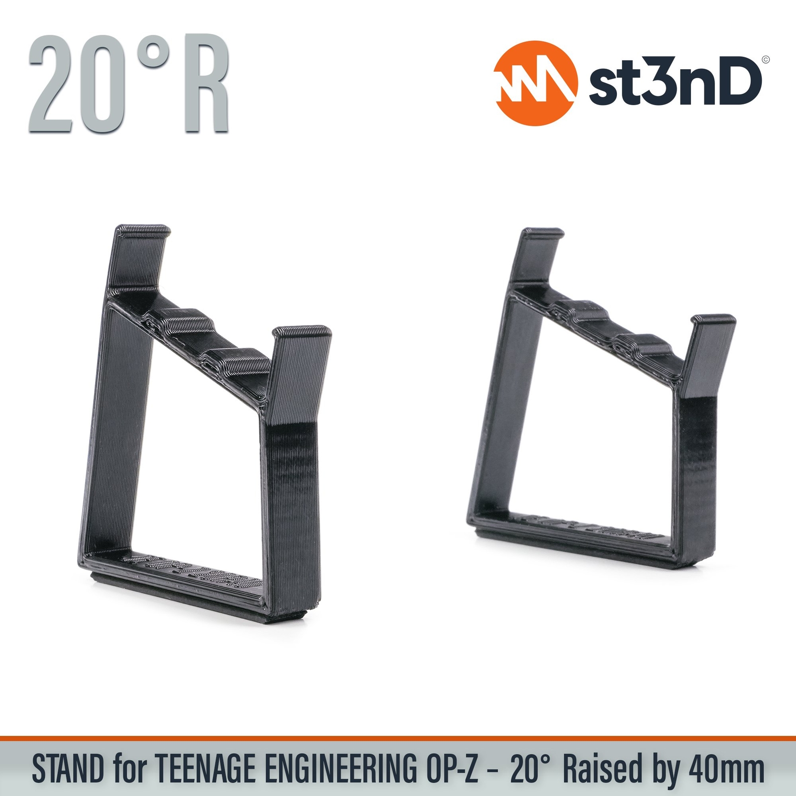 STAND for Teenage Engineering OP-Z - 20° - Raised (by 40mm)