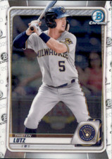 2020 BOWMAN DRAFT CHROME MILWAUKEE BREWERS - TRISTEN LUTZ #BD-68