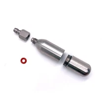 12g Refillable CO2 Cartridge kit Quick Disconnect Plug for Paintball PCP Airsoft