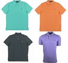 Polo Ralph Lauren Mens Custom Slim Fit Mesh Polo Pique