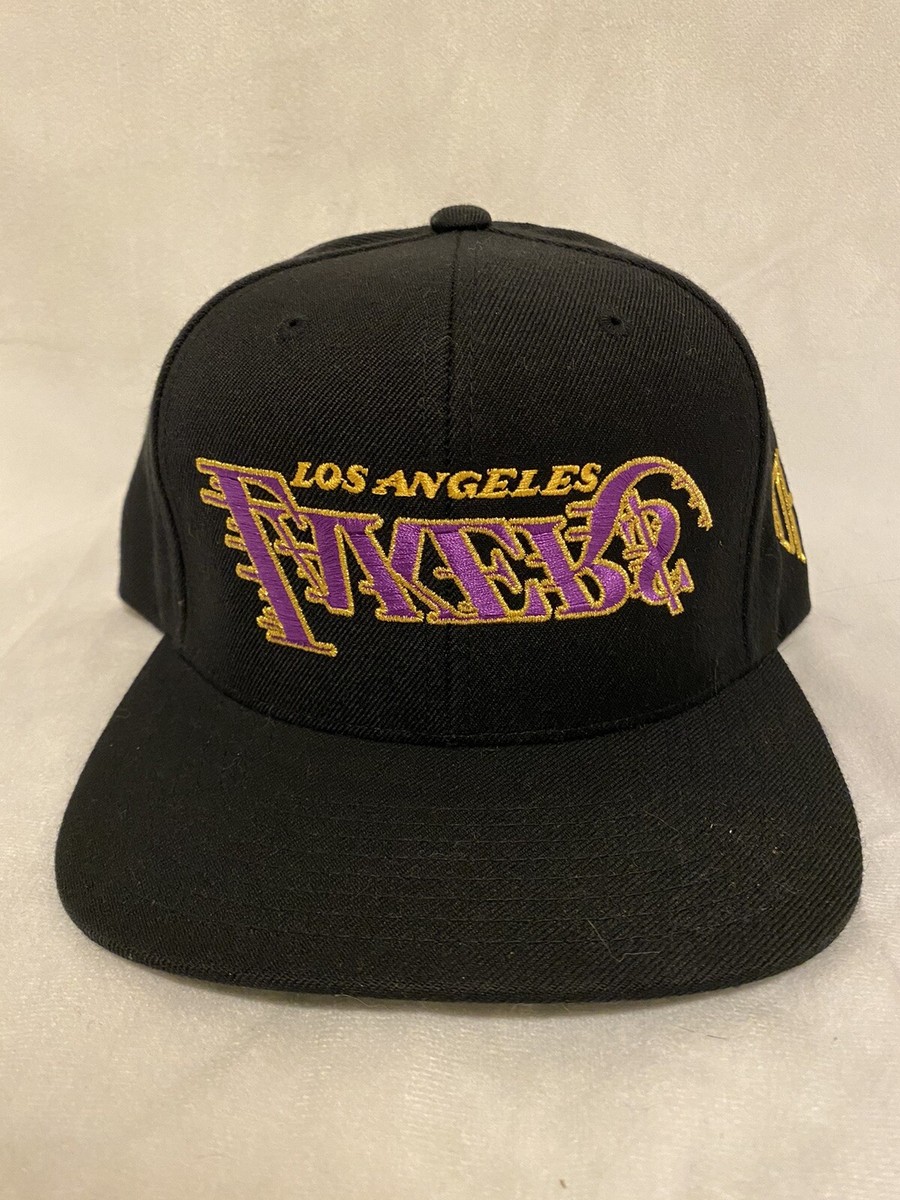 KTH Kill The Hype LA Los Angeles Lakers Upside Down Logo Hat KTH Kill The Hype LA Los Angeles Lakers Upside Down Logo Hat