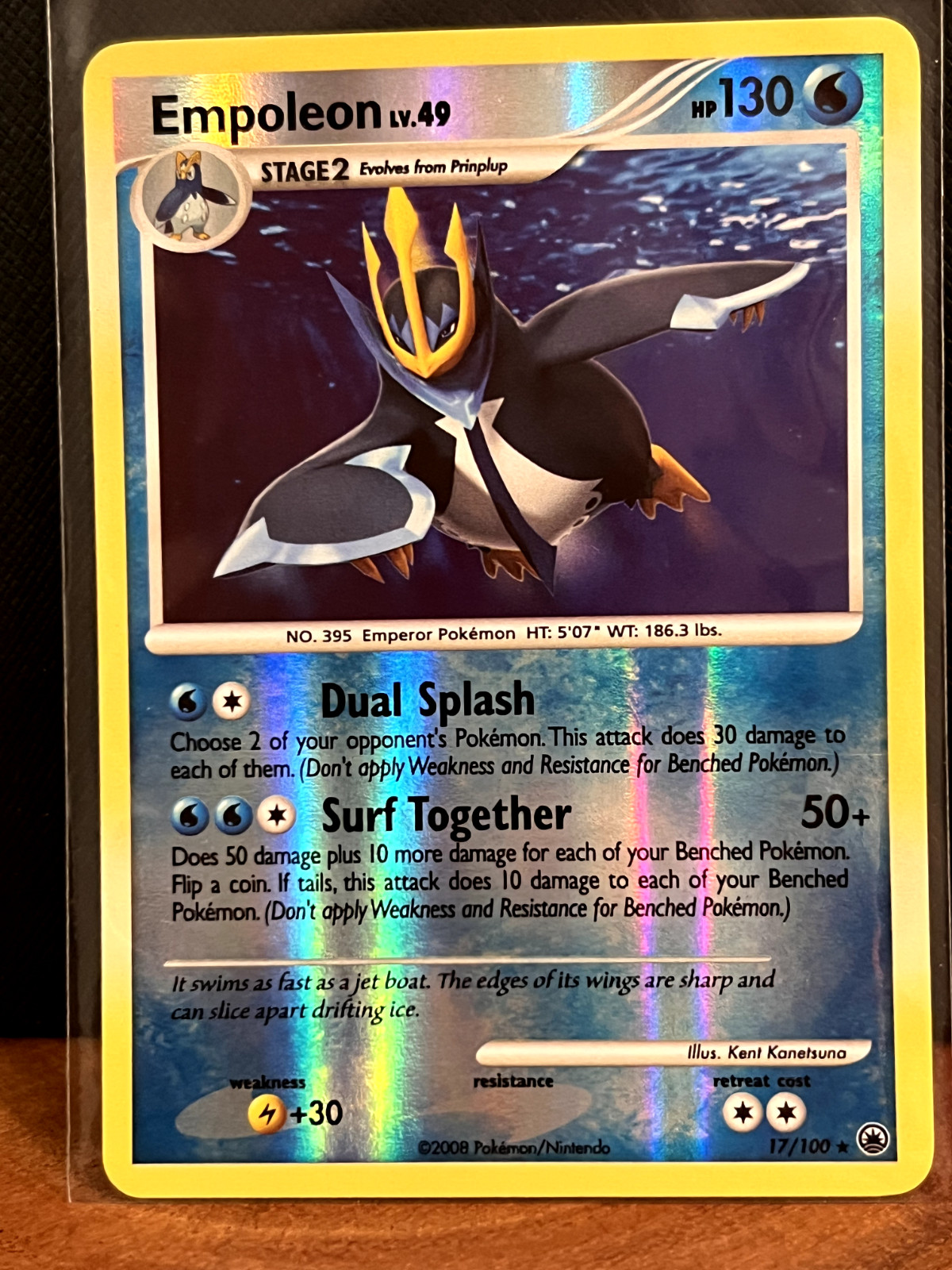 Empoleon 17/100 Majestic Dawn Reverse Holo