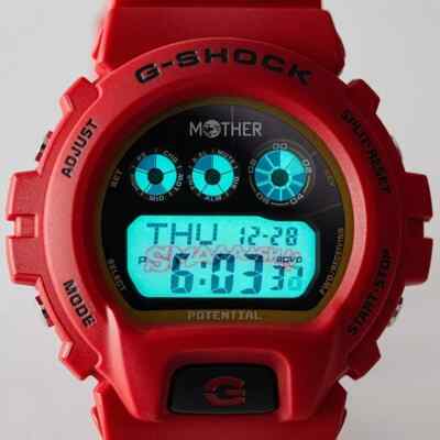 GW-6900MOT24-4JR　G-SHOCK MOTHER G-SHOCK 2nd GW-6900 MOT24-4JR Red Nintendo Game Collabo