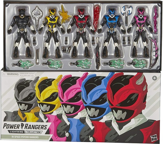 Power Rangers Lightning Collection 6 Inch In Space Psycho Rangers 5pack Preorder For Sale Online Ebay