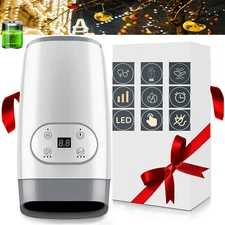 Electric Hand Massage Cordless Heat Air Compression Palm Massager Finger Wrist