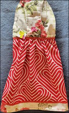NEW Handmade 'Valentine Hearts Roses' Hanging Kitchen Hand Towel 3373