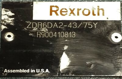 Rexroth ZDR6DA2-43-75Y Relief Valve