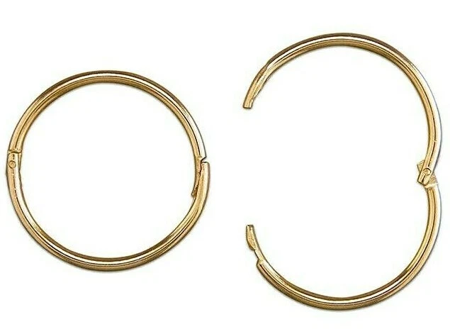 9 carat 2024 gold sleeper earrings